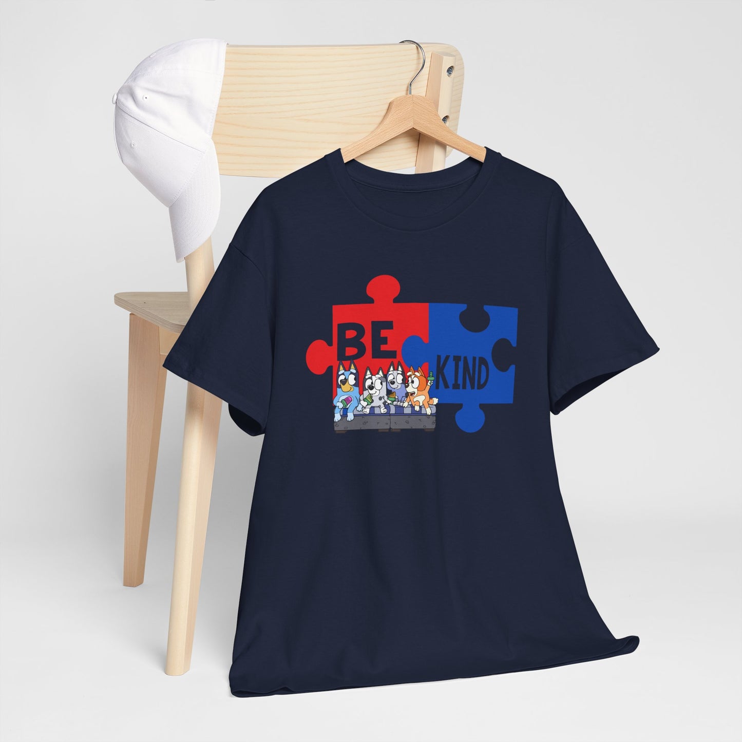 Be Kind Puzzle Piece T-Shirt — Autism Awareness Tee