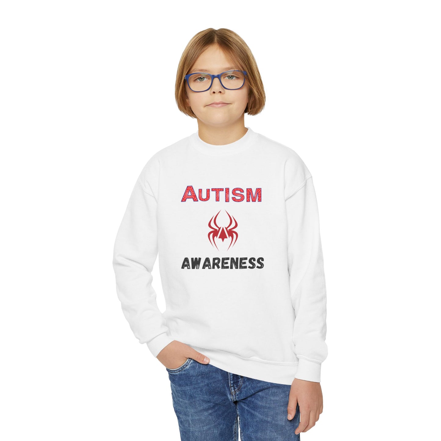 Autism Awareness Youth Crewneck Sweatshirt