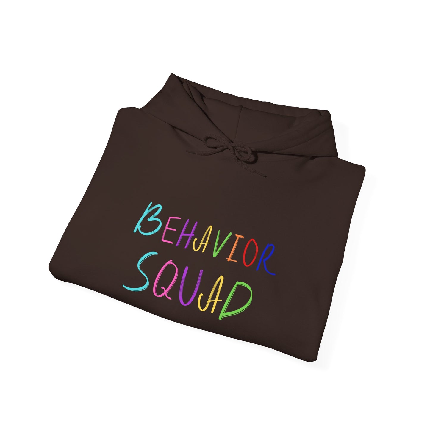 Behavior Squad Hoodie — Pastel Handwritten Teacher & Classroom Crew Pullover