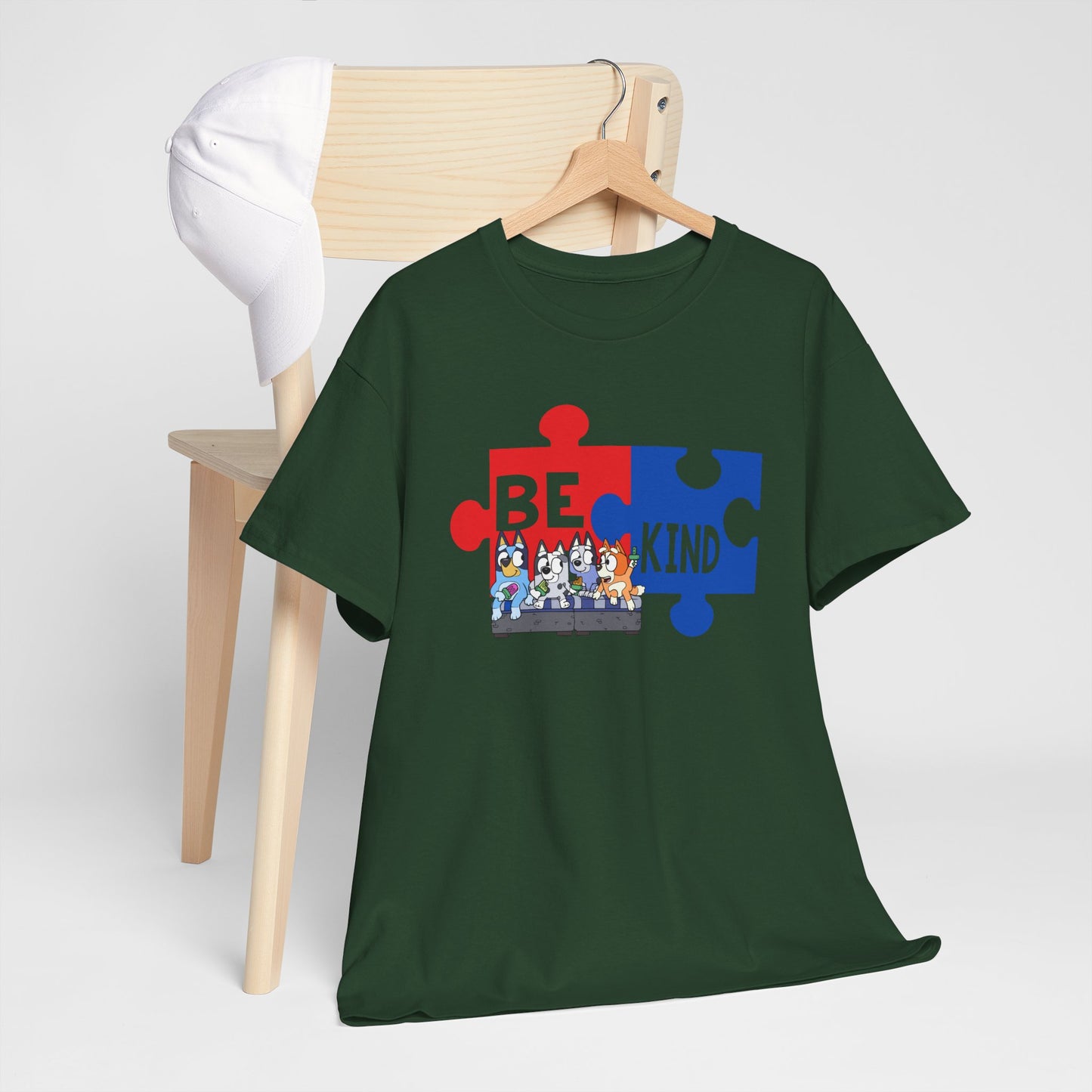Be Kind Puzzle Piece T-Shirt — Autism Awareness Tee