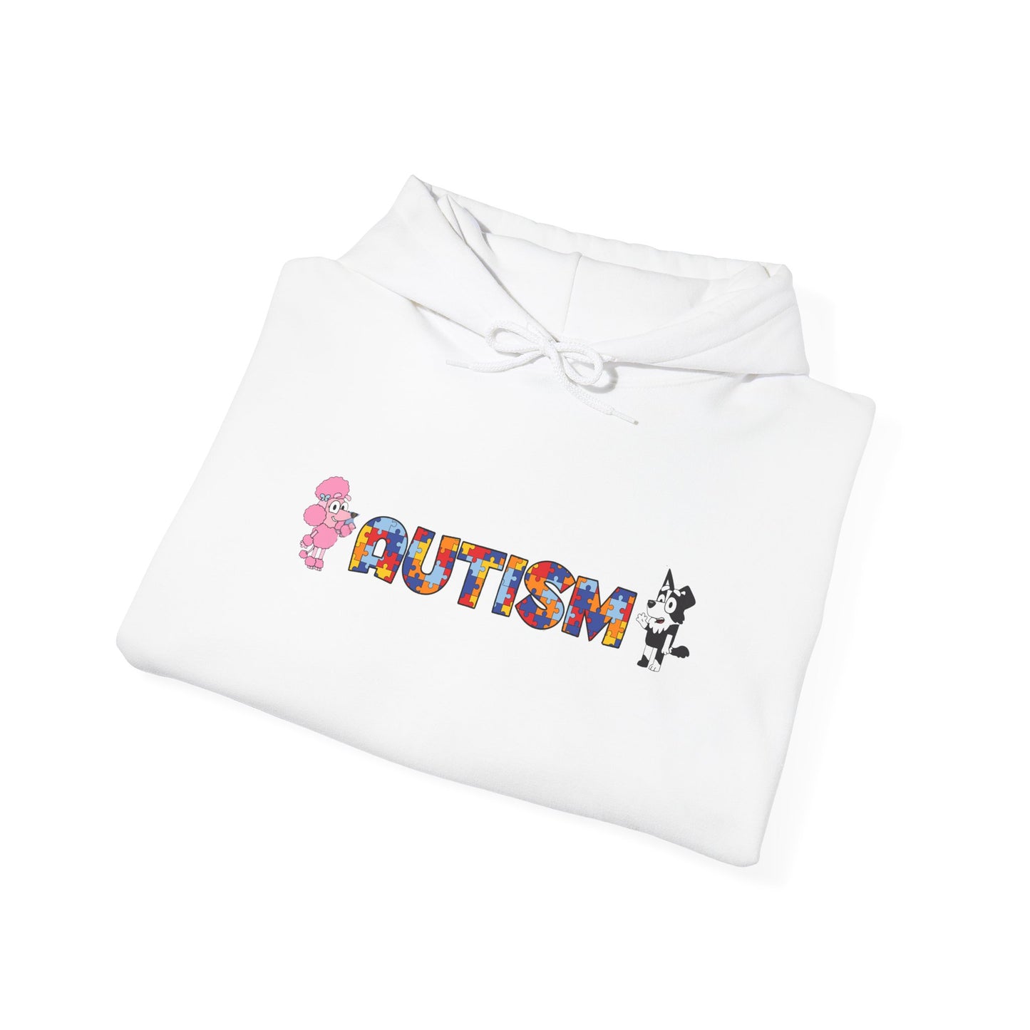 Autism Awareness Puzzle Heart Hoodie – Support Autism Advocacy Sweatshirt