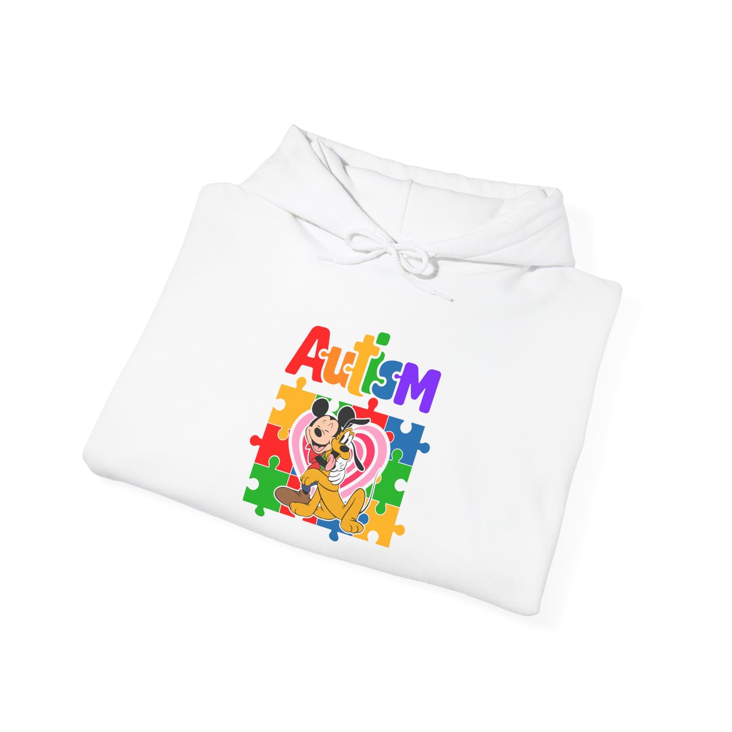 Autism Awareness Puzzle Heart Hoodie – Support & Acceptance Sweatshirt