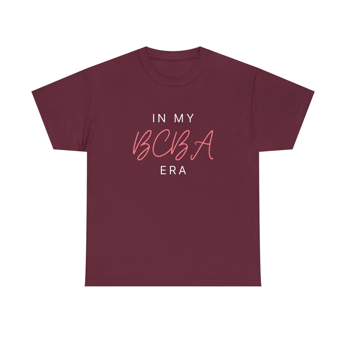Unisex Heavy Cotton Tee - Inspirational 'In My BCBA Era' T-Shirt for Growth and Empowerment