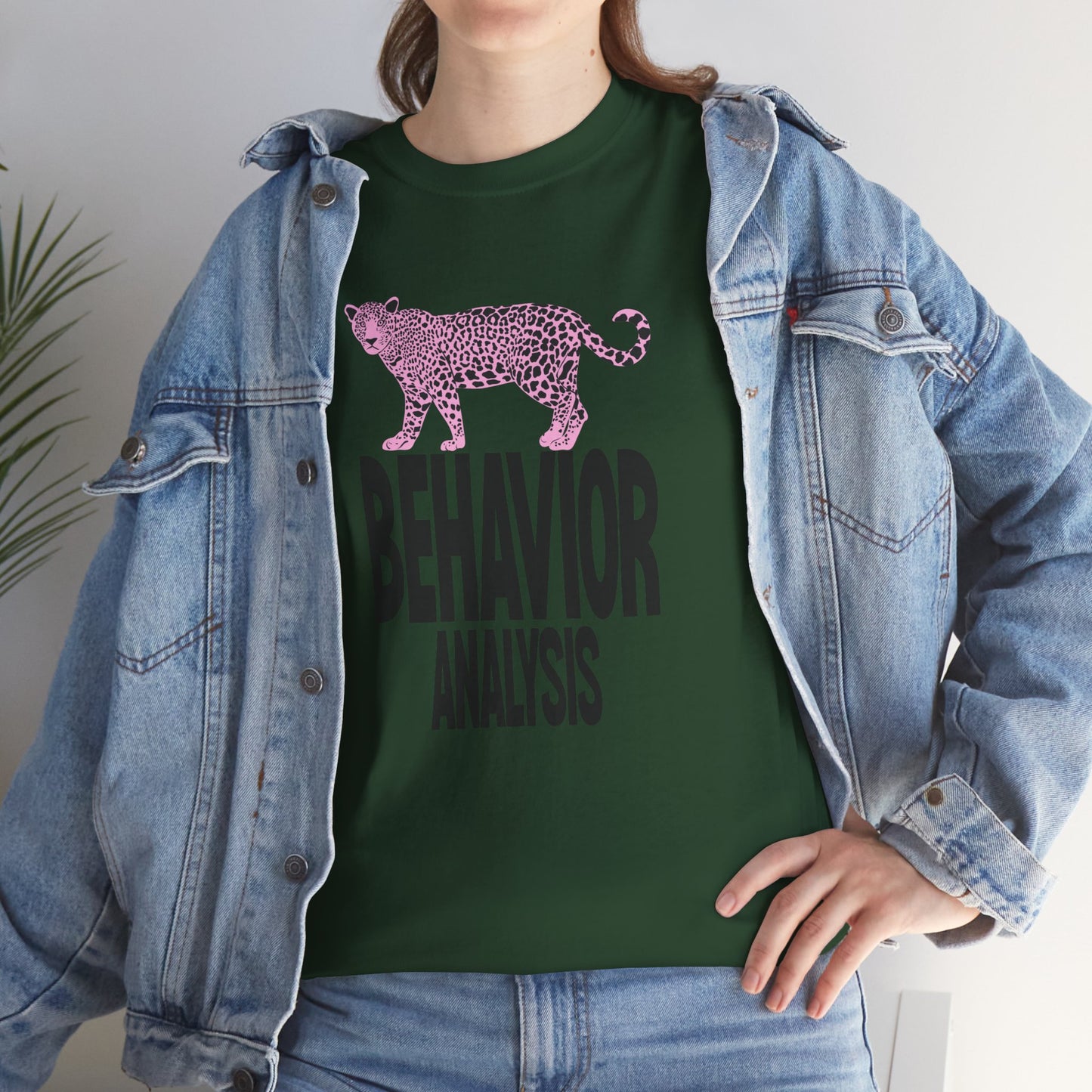 Behavior Analysis Unisex Heavy Cotton Tee - Creative Animal Print T-Shirt
