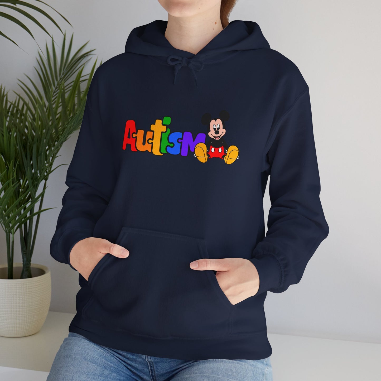 Autism Pride Hoodie — Colorful Puzzle Logo Sweatshirt
