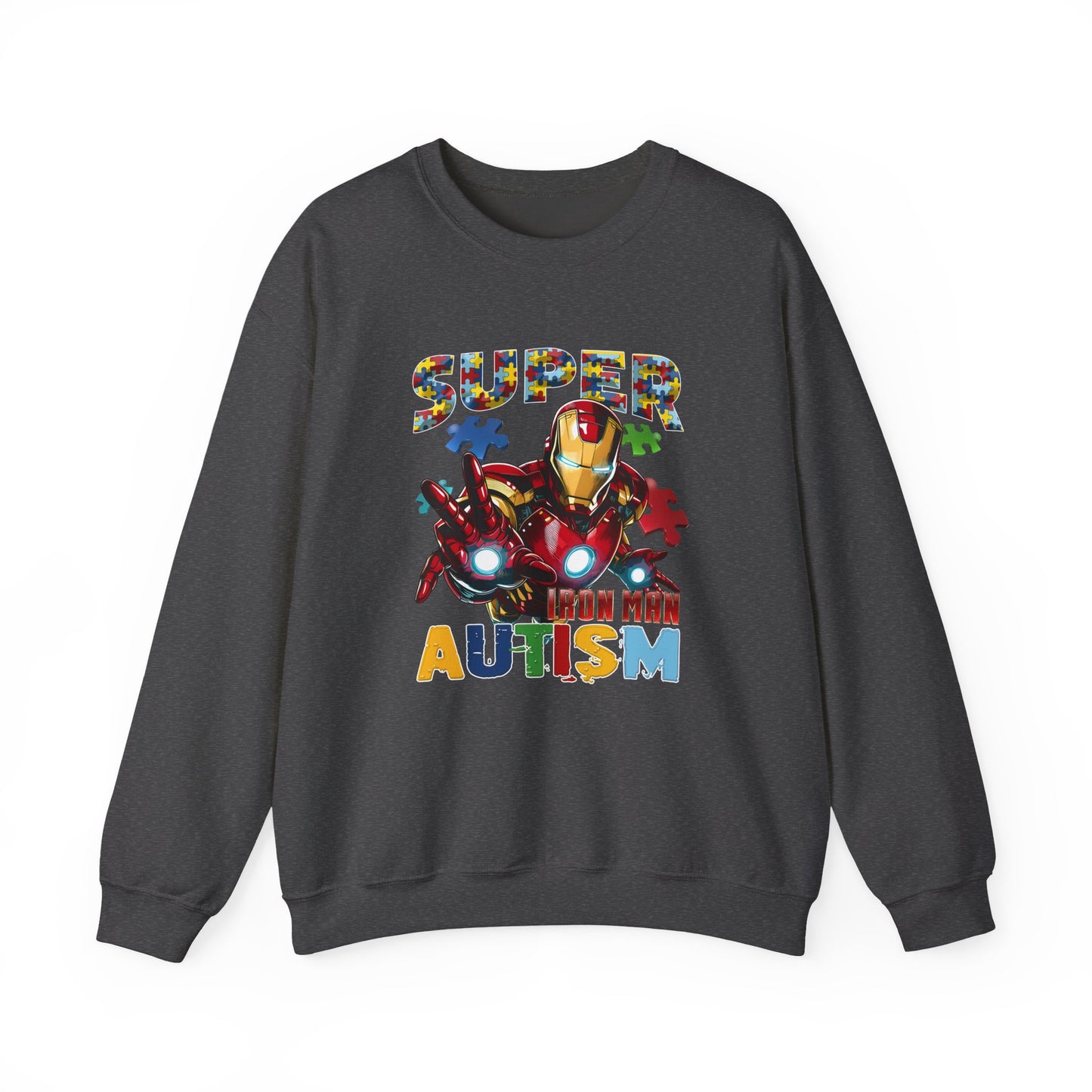 Autism Awareness Iron Hero Sweatshirt