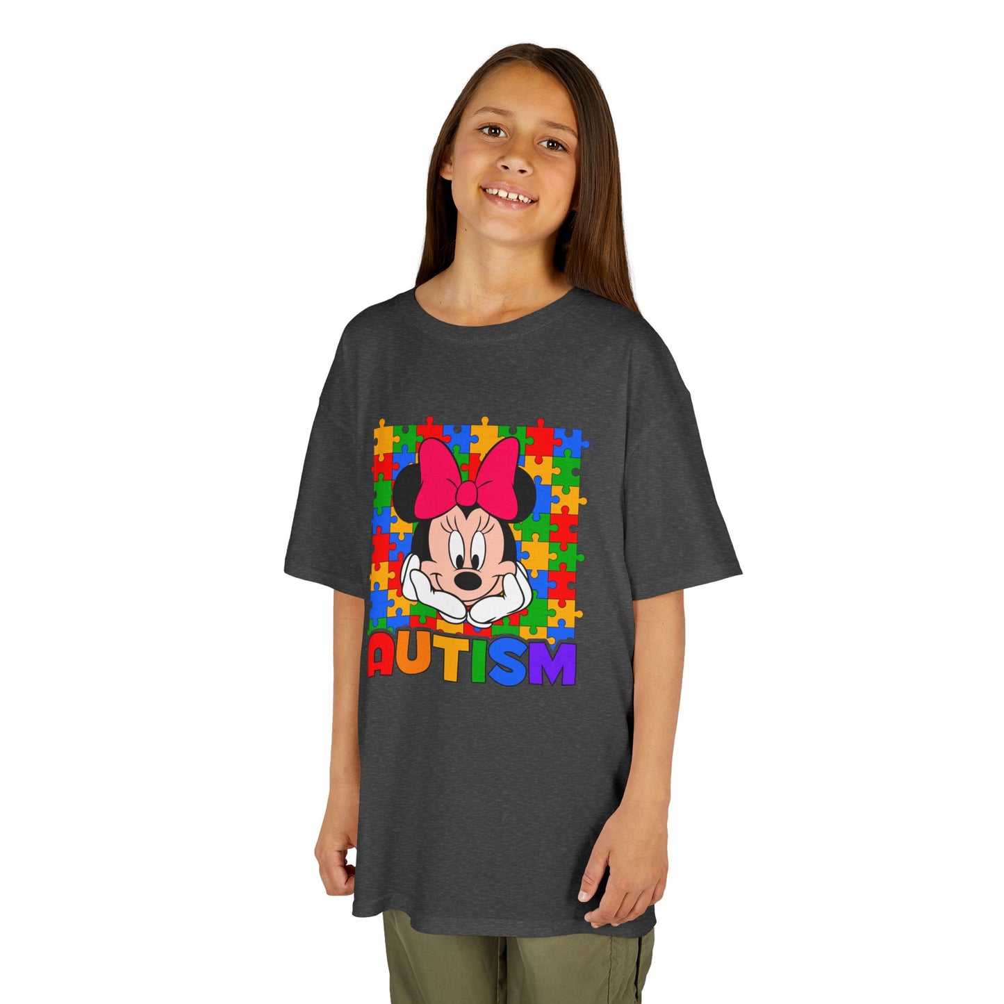 Kids Tee — Colorful Puzzle Autism Support Shirt