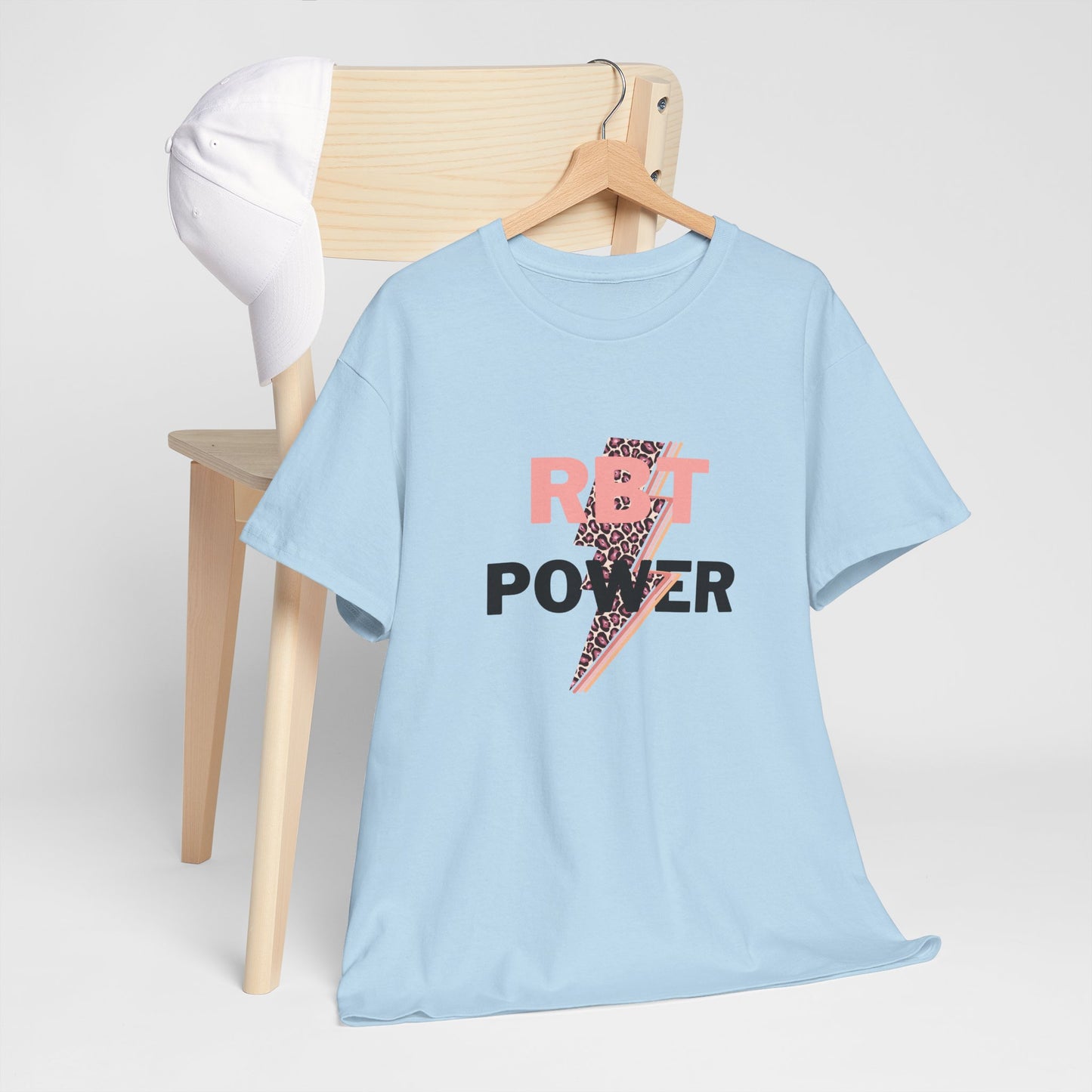 Empowerment Graphic Tee - Unisex Heavy Cotton Shirt with Bold Lightning Design