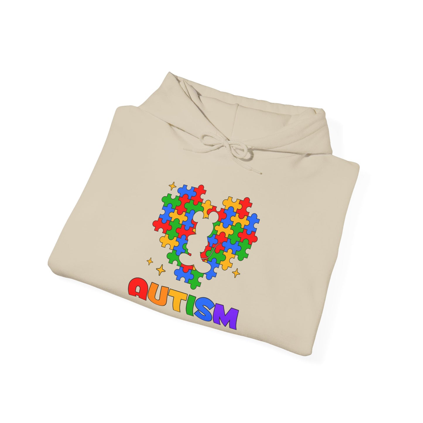 Autism Puzzle Heart Hoodie — Colorful Awareness Sweatshirt