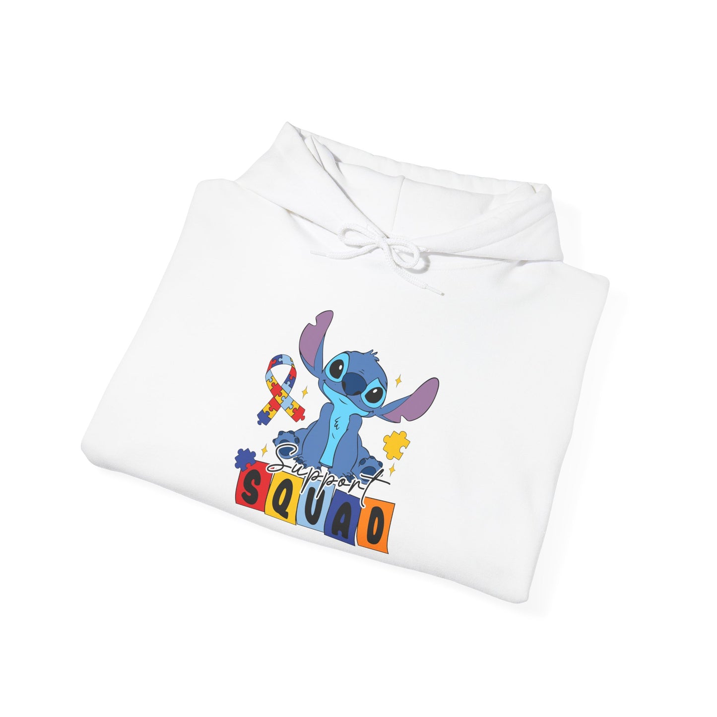 Cute Cartoon Alien 'Squad' Hoodie - Graphic Pullover for Fans