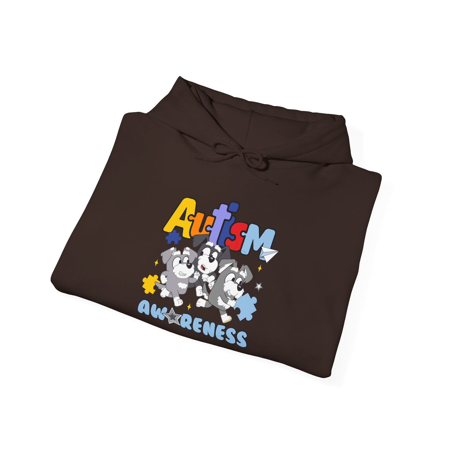 Autism Awareness Hoodie — Puzzle Heart Design