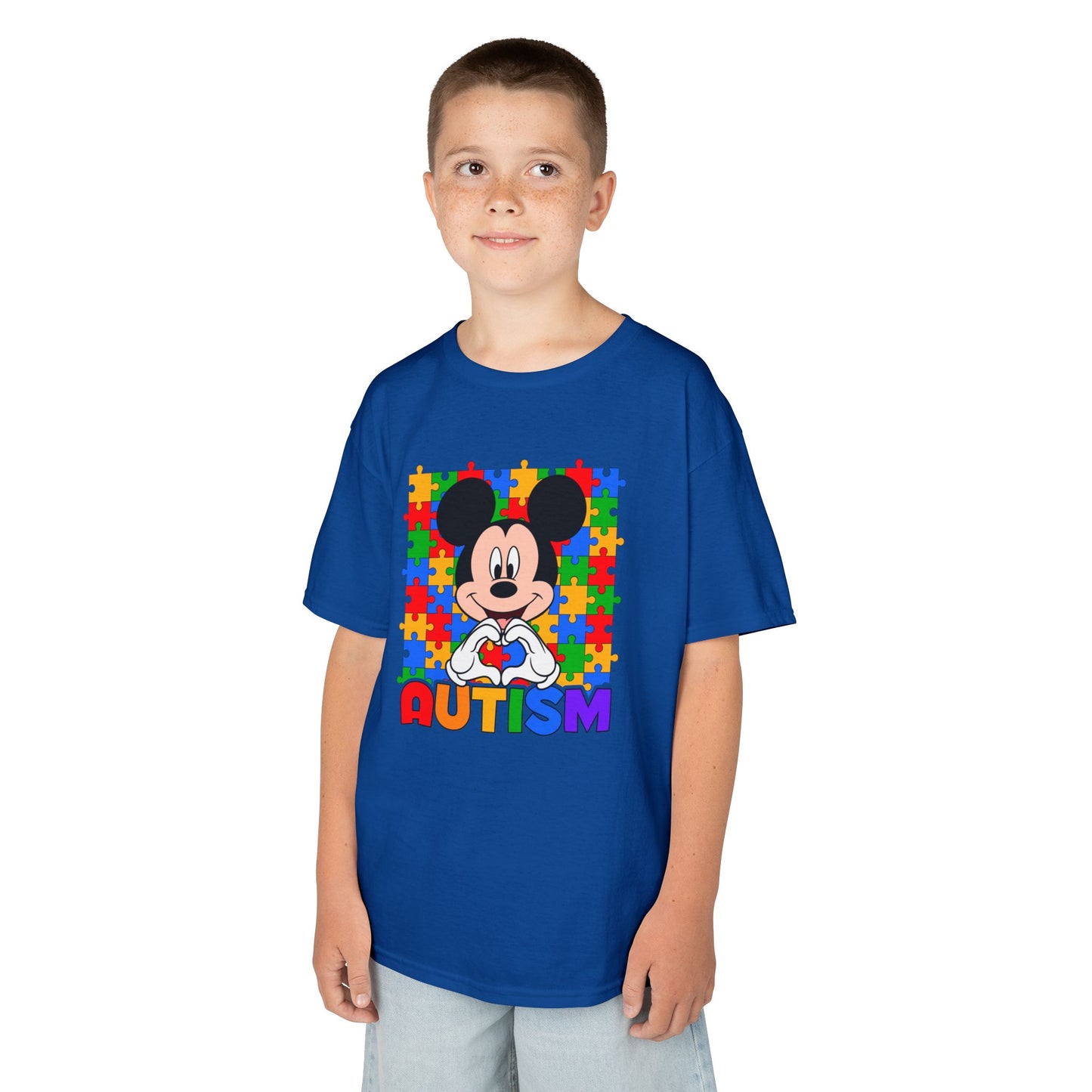 Kids Autism Puzzle Heart T-Shirt