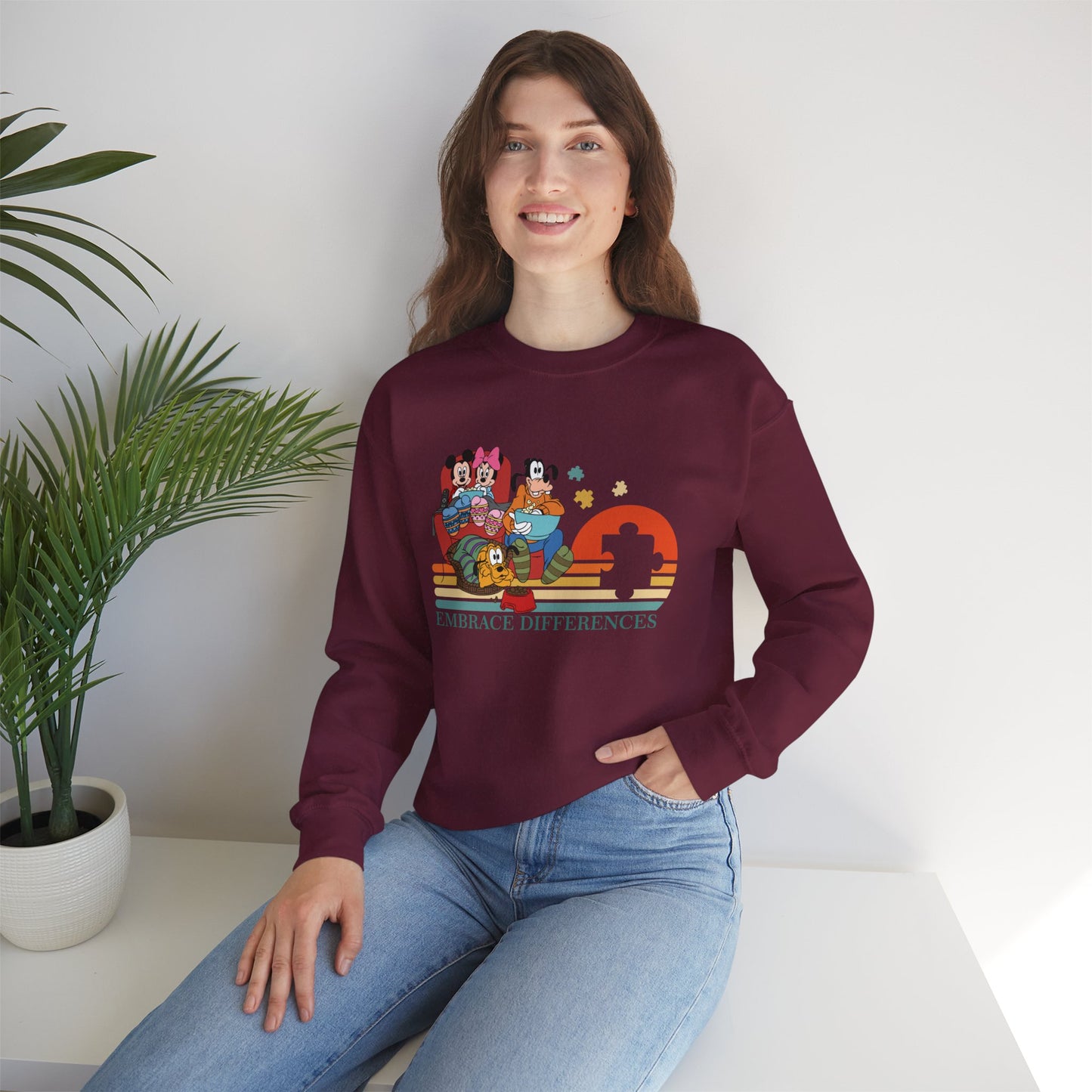 Embrace Differences Crewneck Sweatshirt