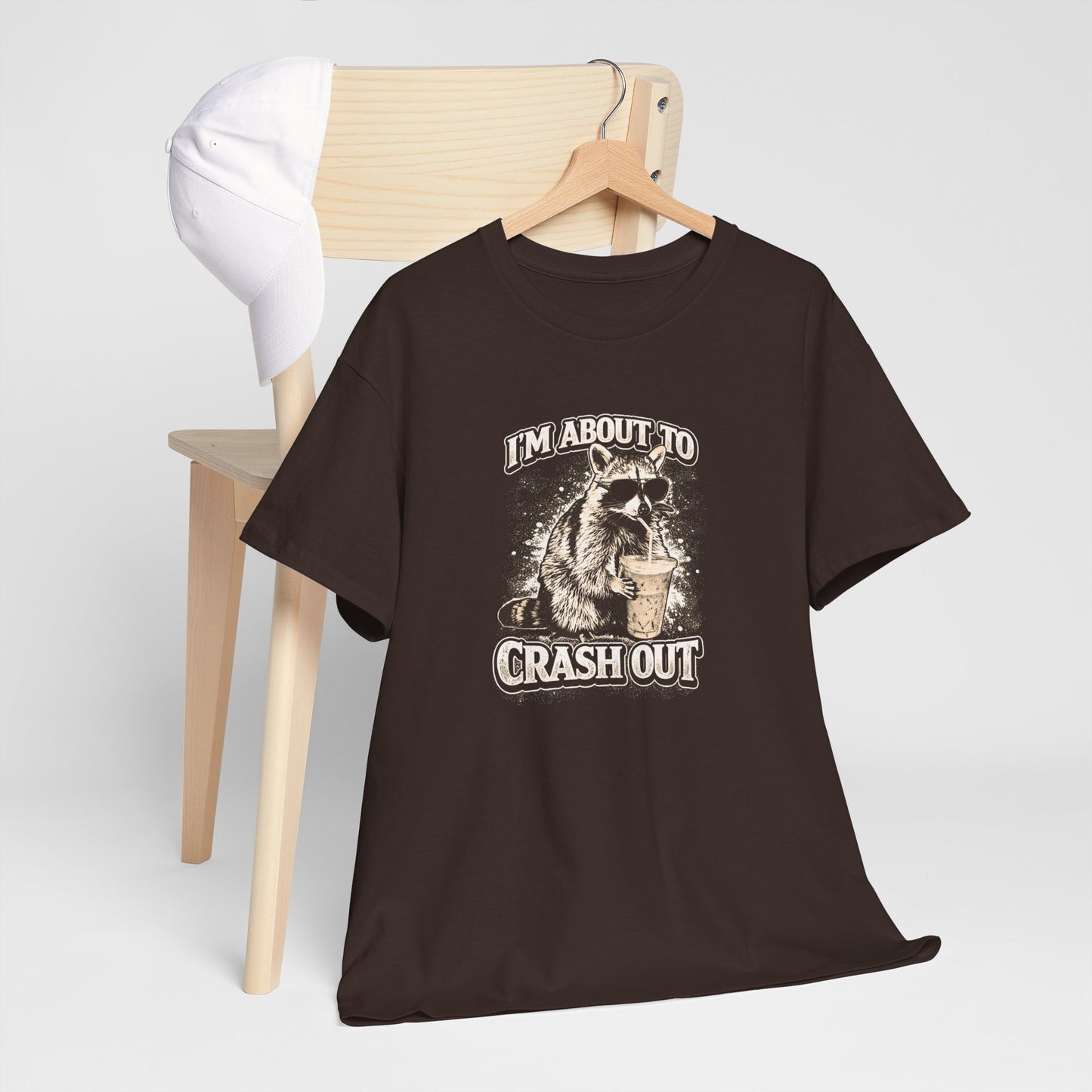 I’m About to Crash Out Skull Tee – Vintage Biker Rock Graphic T-Shirt