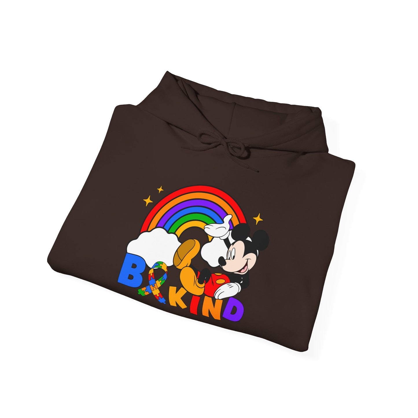 Hoodie — Be Kind Rainbow Mickey Graphic Pullover