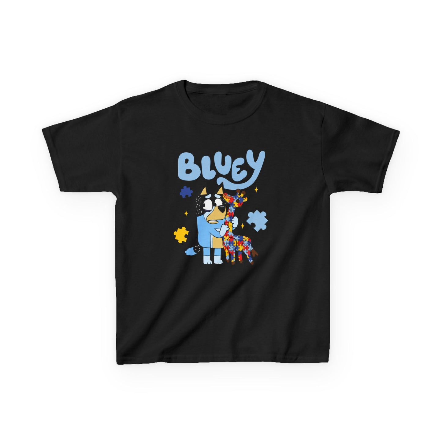 Bluey Kids T-Shirt – Colorful Cartoon Blue Heeler Design