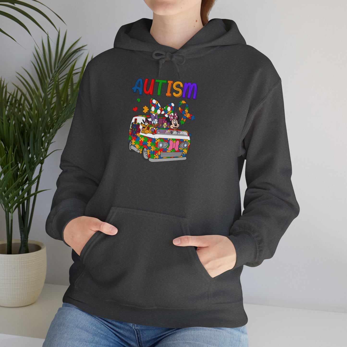 Autism Awareness Puzzle Heart Hoodie — Colorful Support Sweatshirt