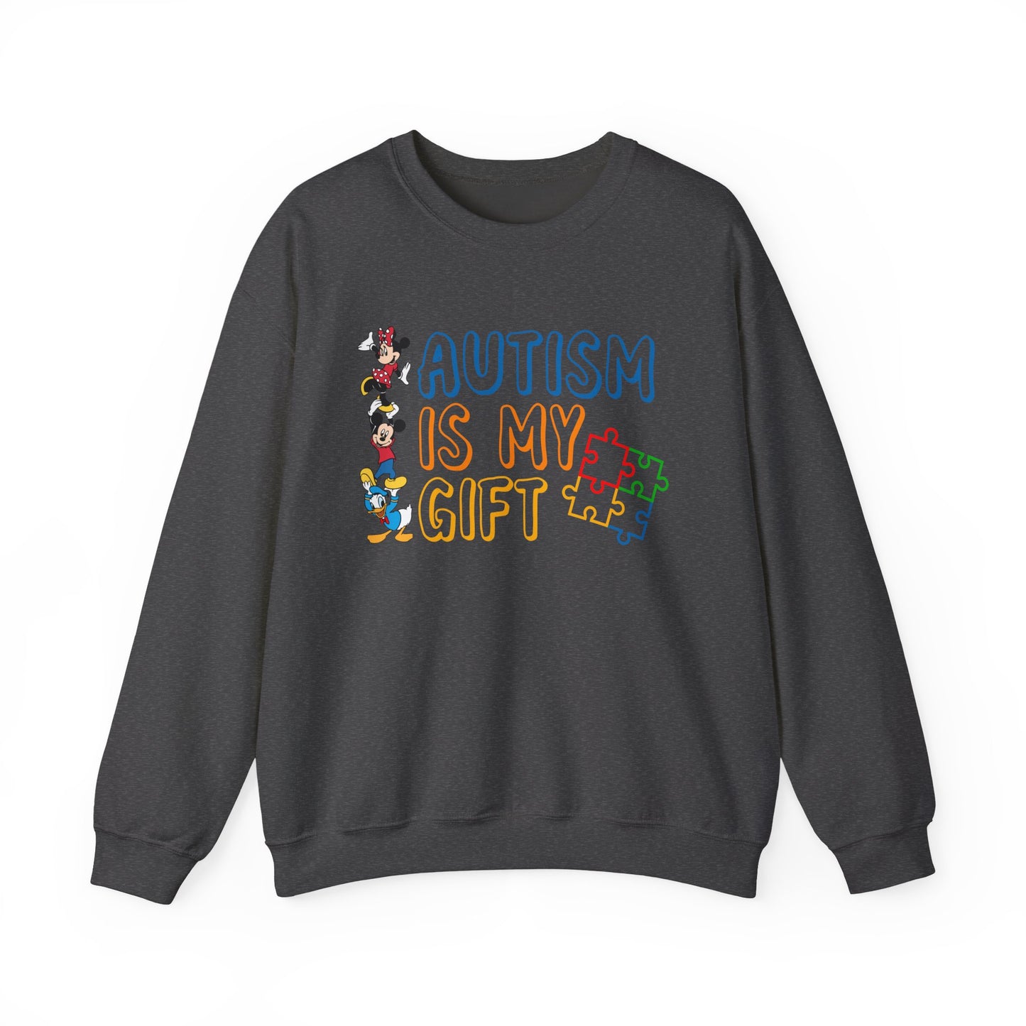 Autism Is My Gift Crewneck Sweatshirt