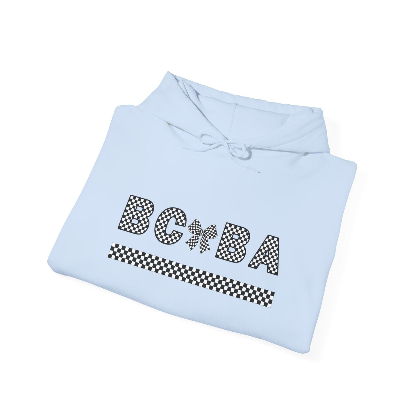 BCBA Bow Checkered Hooded Sweatshirt