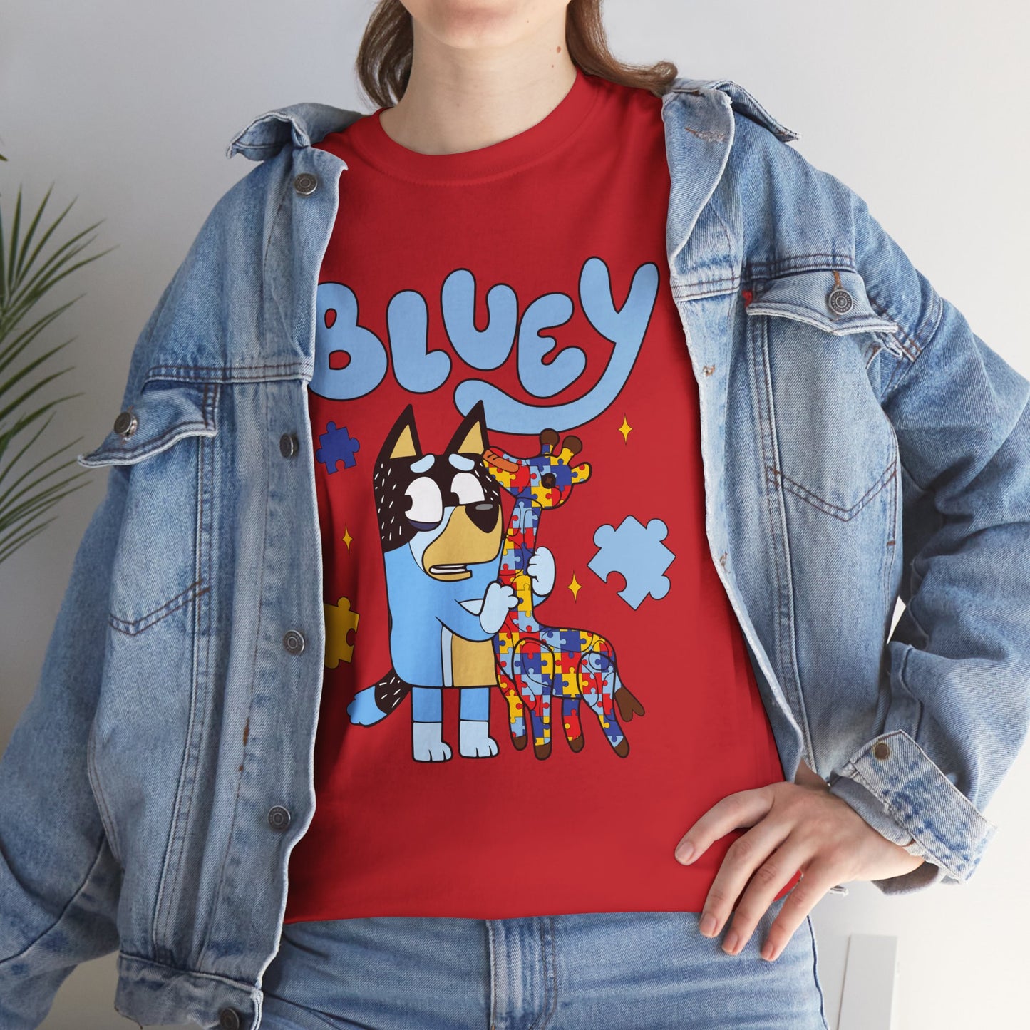 Bluey and Bingo Cartoon Dog T-Shirt — Cute Kids’ Blue Heeler Tee