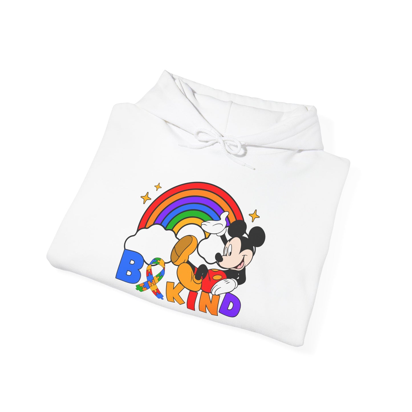 Hoodie — Be Kind Rainbow Mickey Graphic Pullover