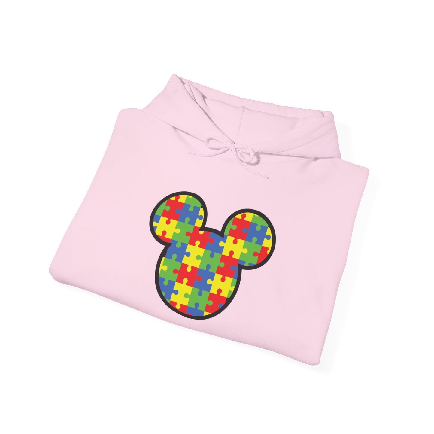 Colorful Puzzle Mickey Hoodie - Unisex Heavy Blend®