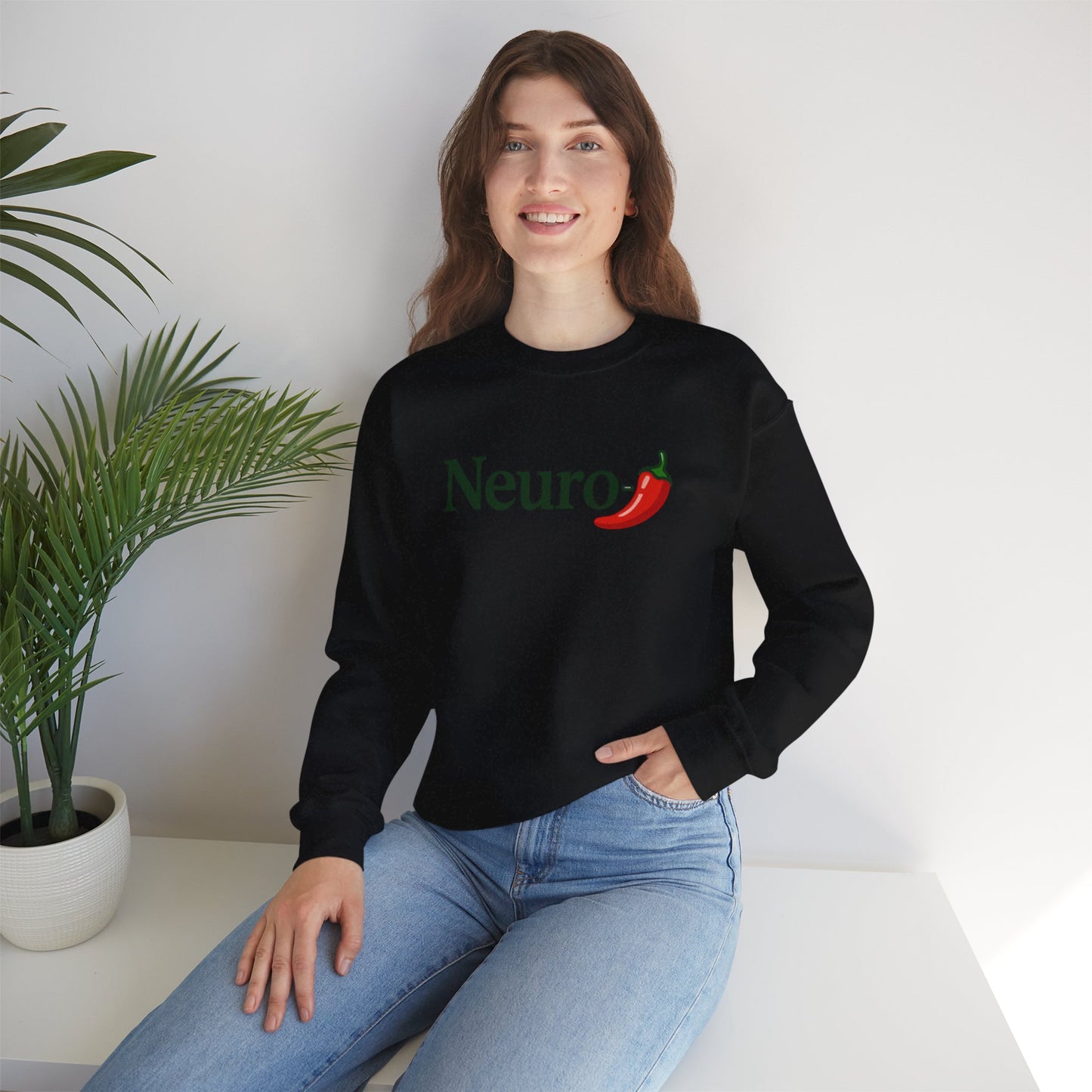 Neuro Spicy Neurodivergent Crewneck Sweatshirt — Minimalist