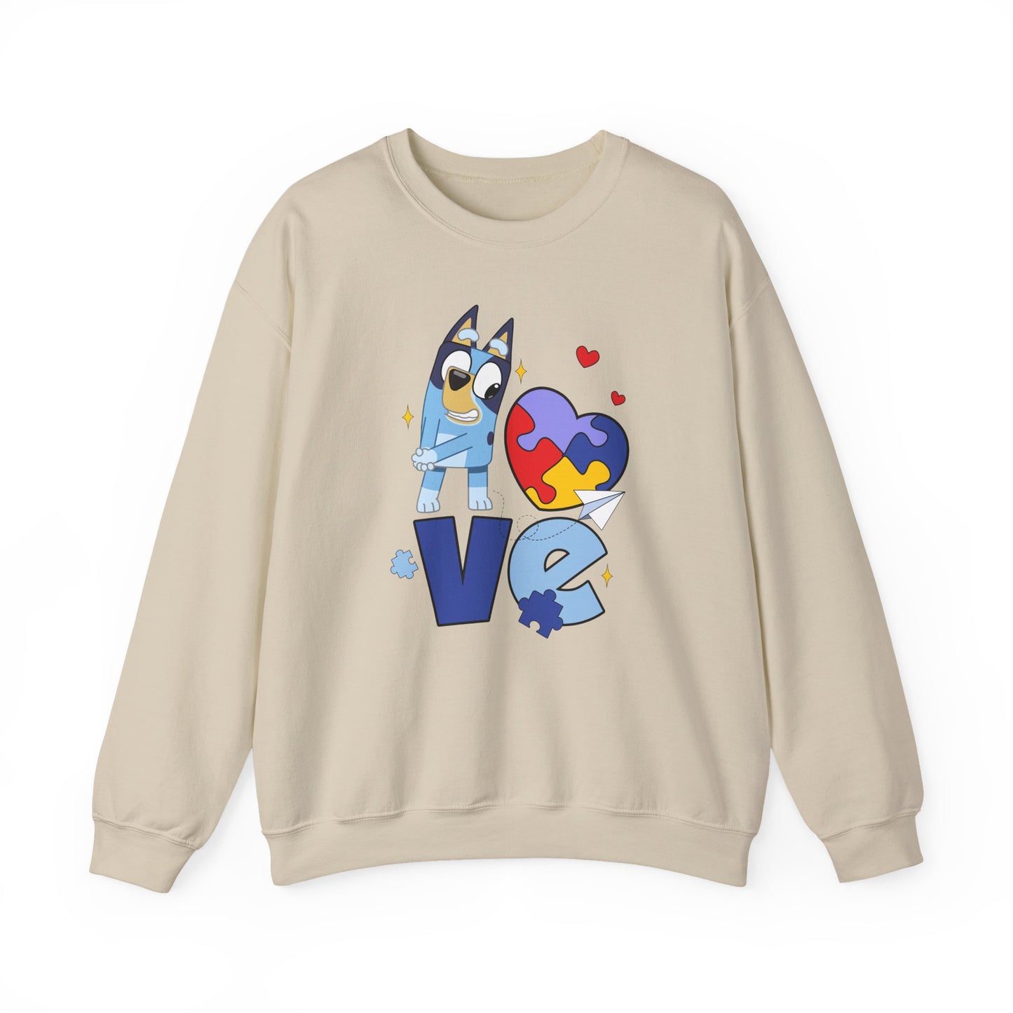 Love Puzzle Crewneck Sweatshirt