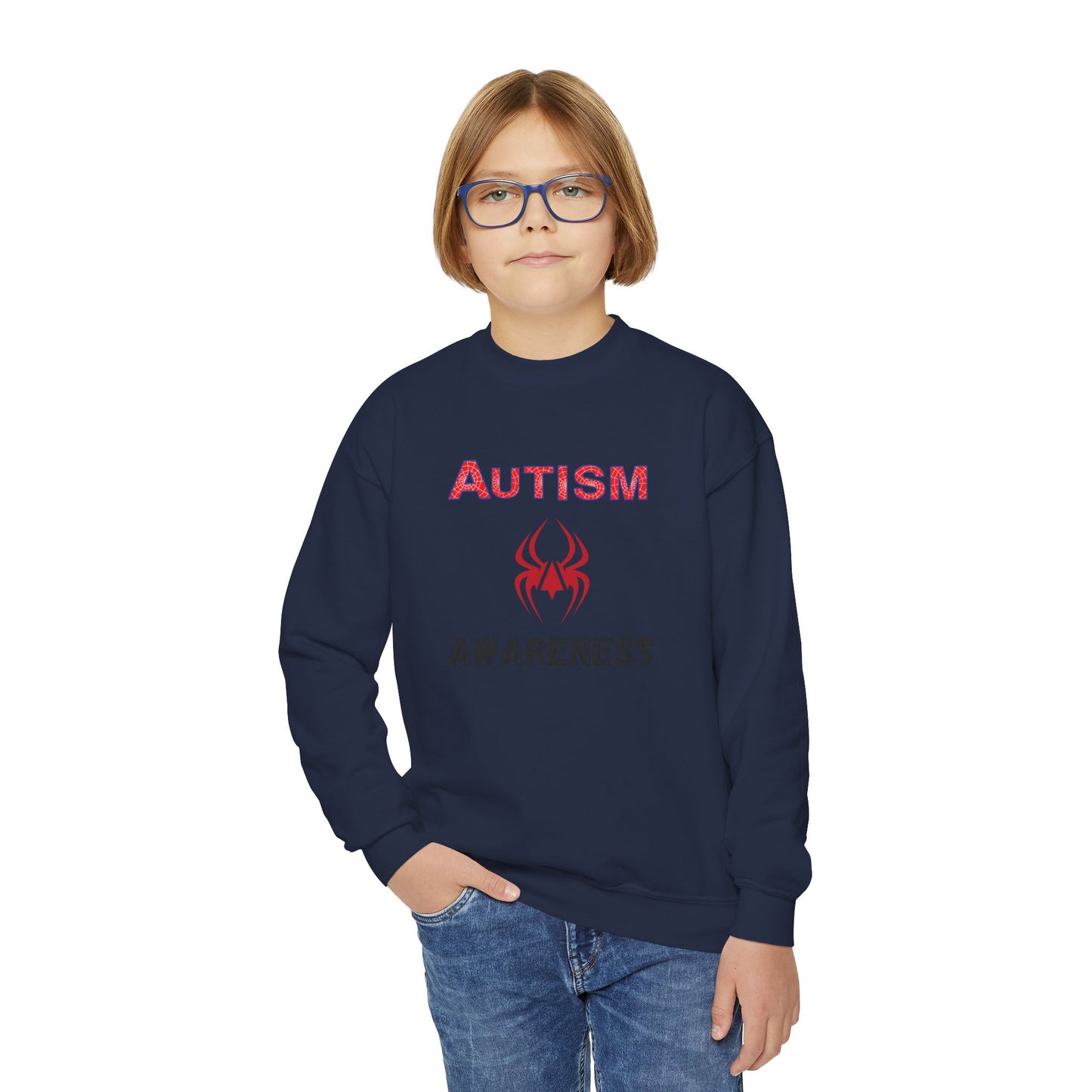 Autism Awareness Youth Crewneck Sweatshirt
