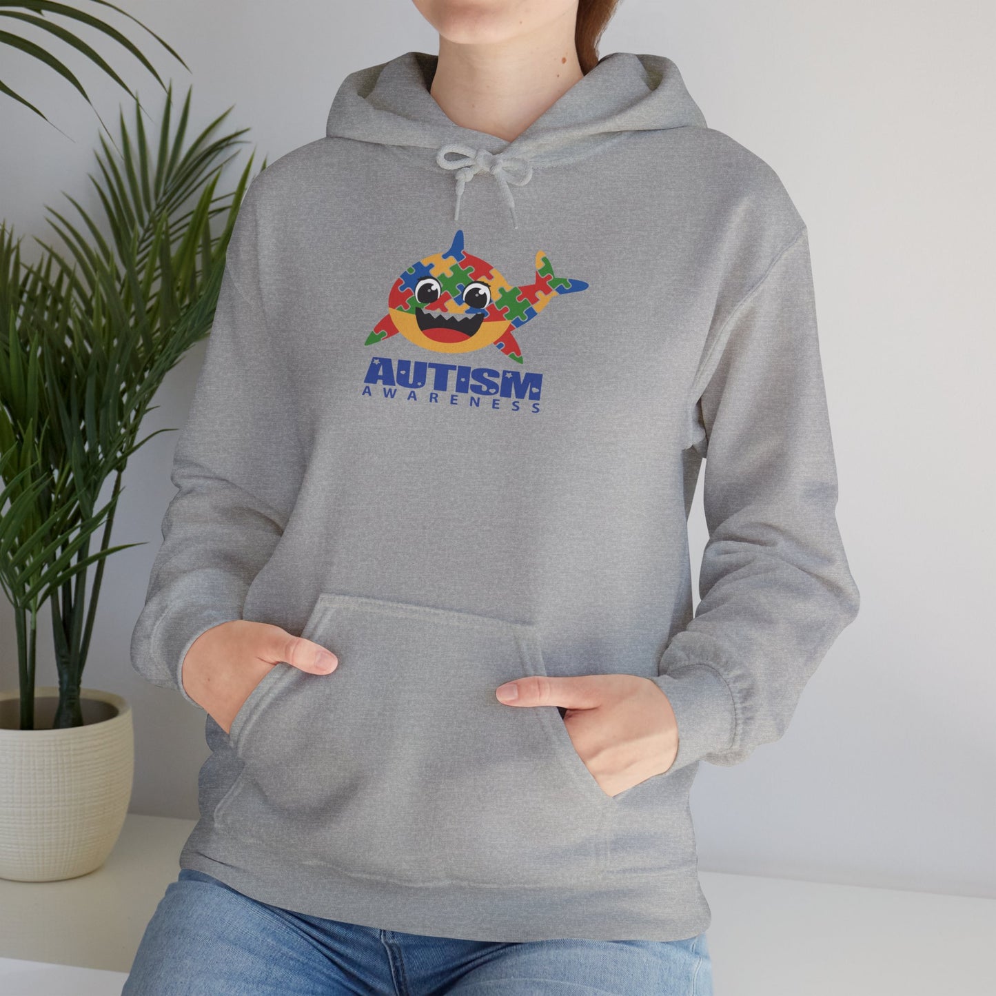 Baby Shark Autism Awareness Hoodie - Unisex Heavy Blend™ Sweatshirt