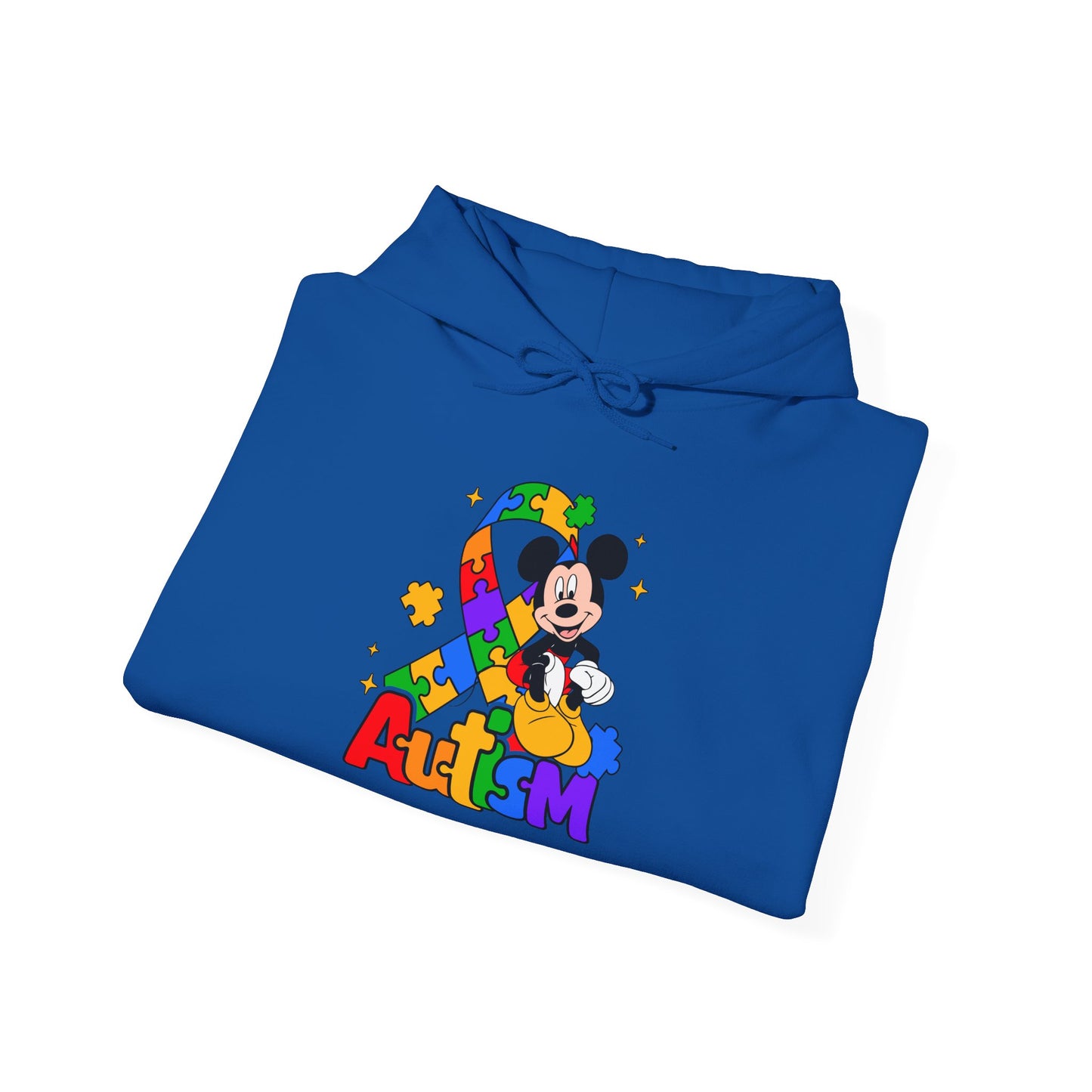 Autism Awareness Hoodie — Colorful Puzzle Heart Design