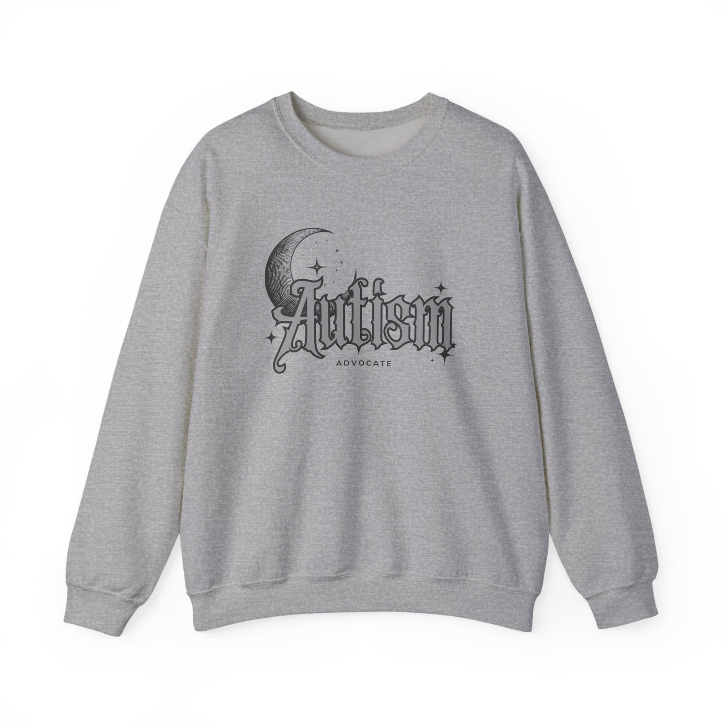 Autism Advocate Crewneck Sweatshirt — Moon Gothic Design