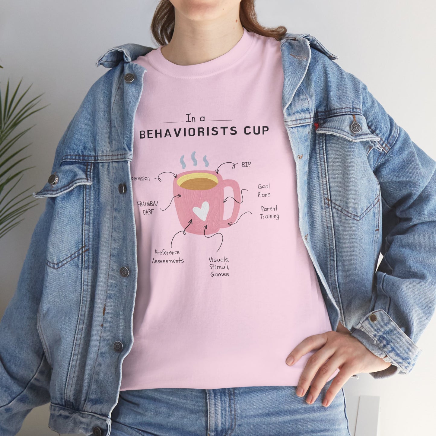 Behaviorist's Cup Unisex Heavy Cotton Tee - Fun Graphic Tee for Psychology Lovers