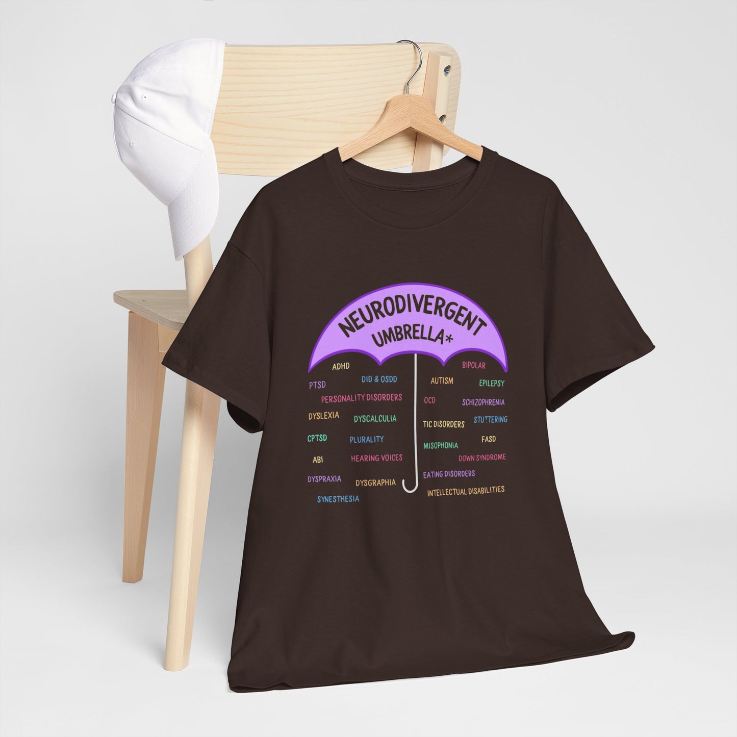 Neurodivergent Umbrella Unisex Heavy Cotton Tee