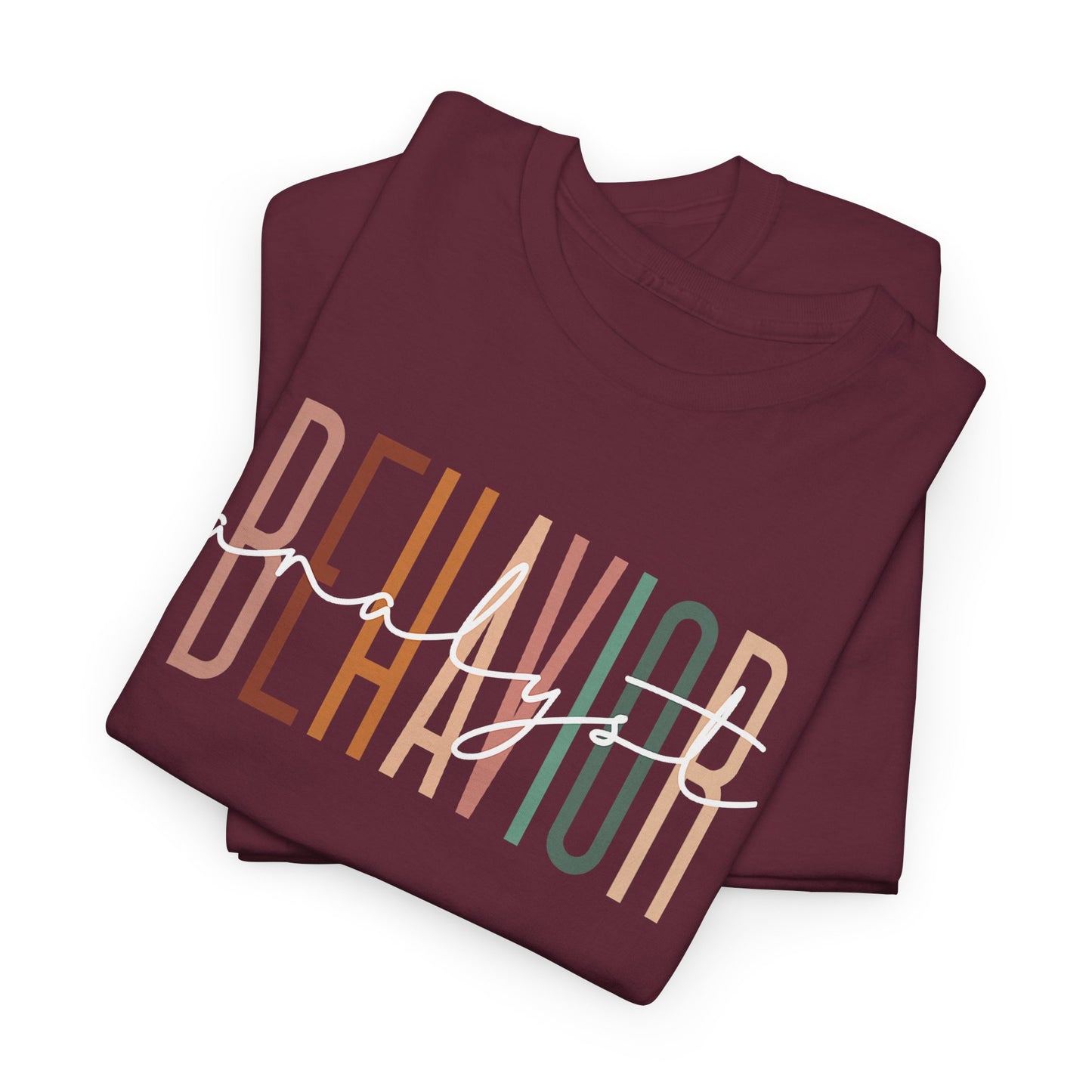 Behavior Anxious Tee — Retro Script Anxiety Awareness T-Shirt