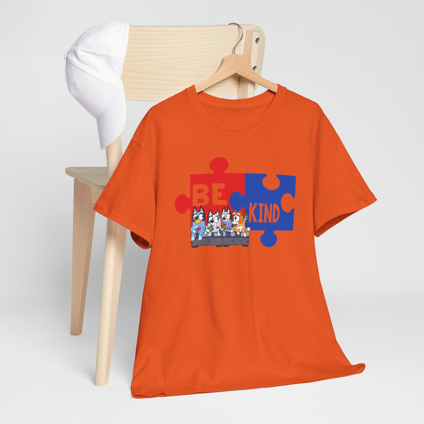 Be Kind Puzzle Piece T-Shirt — Autism Awareness Tee