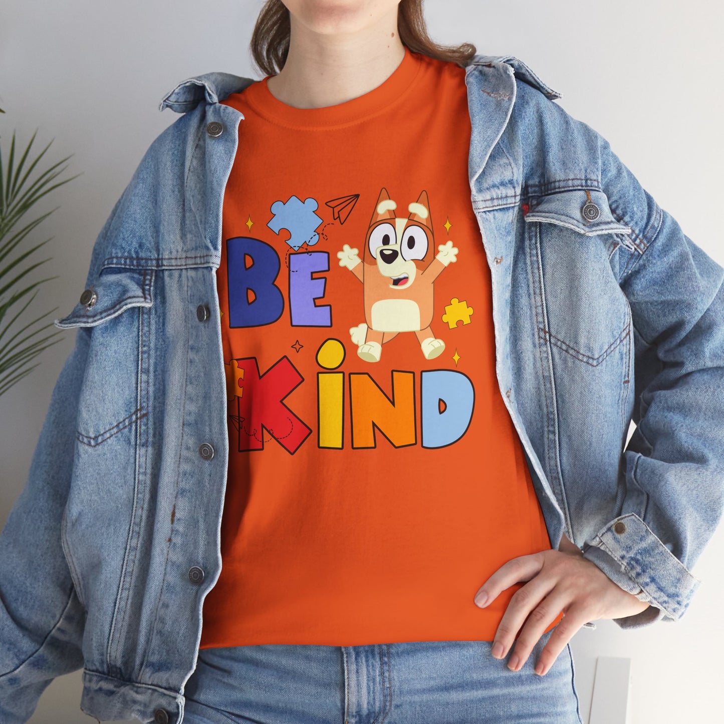 Be Kind Kids T-Shirt — Cute Cartoon Dog Positive Message Tee