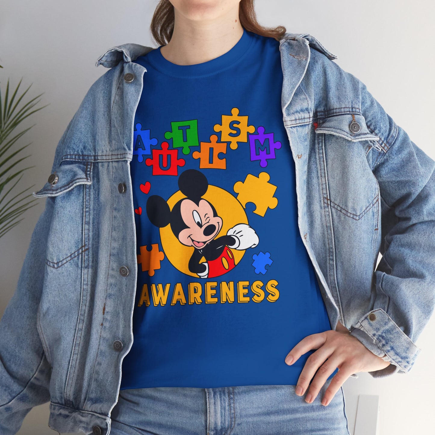 Autism Awareness Puzzle Tee — Cute Character Design