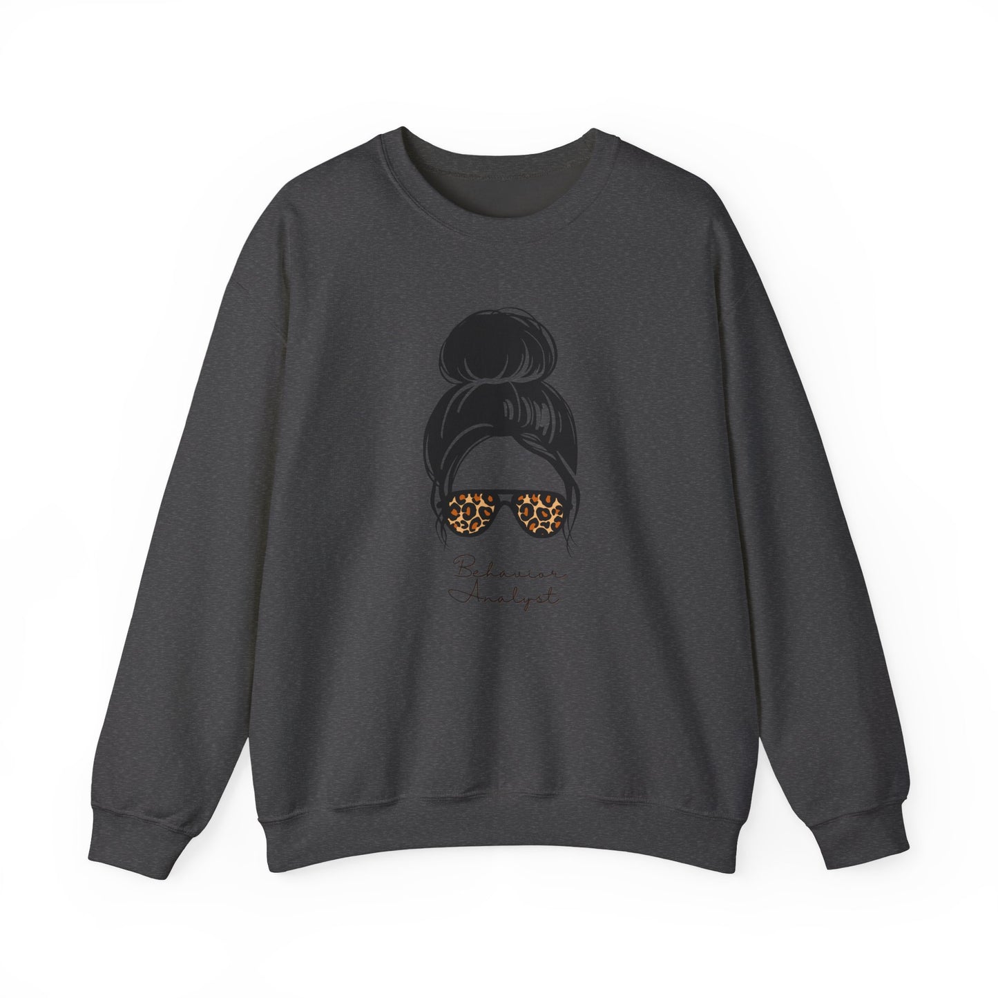 Behavior Analyst Bun Crewneck Sweatshirt