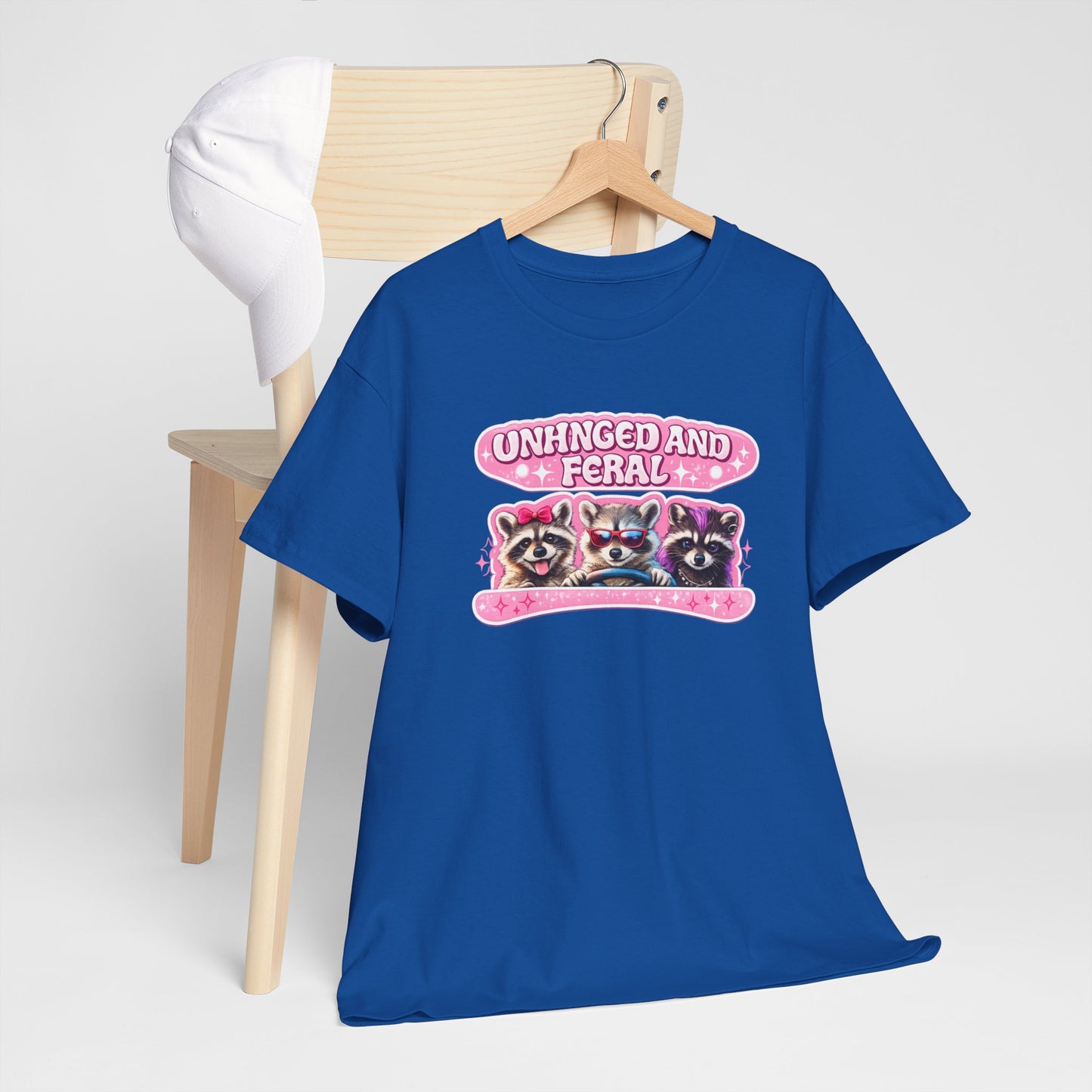 Unhinged and Feral Raccoon Tee