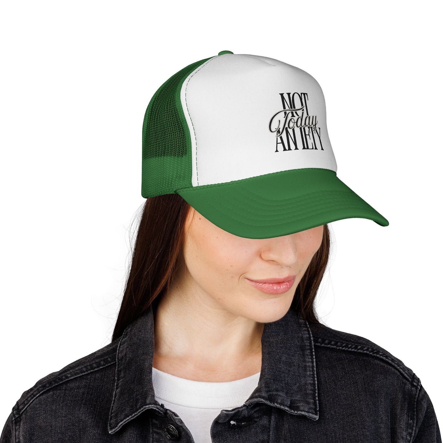 Not Today Anxiety Trucker Cap — Funny Anti-Anxiety Mesh Hat for Stress Relief
