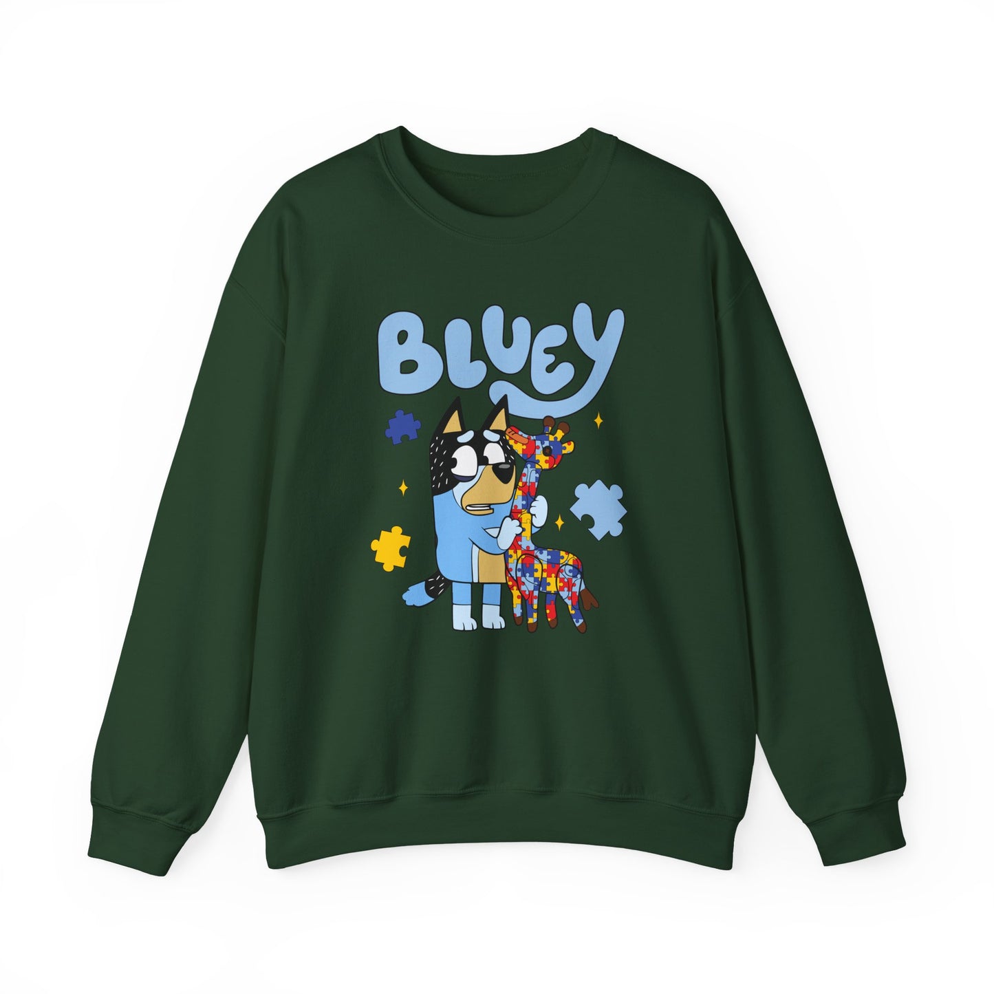 Bluey & Piñata Blue Heeler Sweatshirt — Cute Cartoon Dog Crewneck