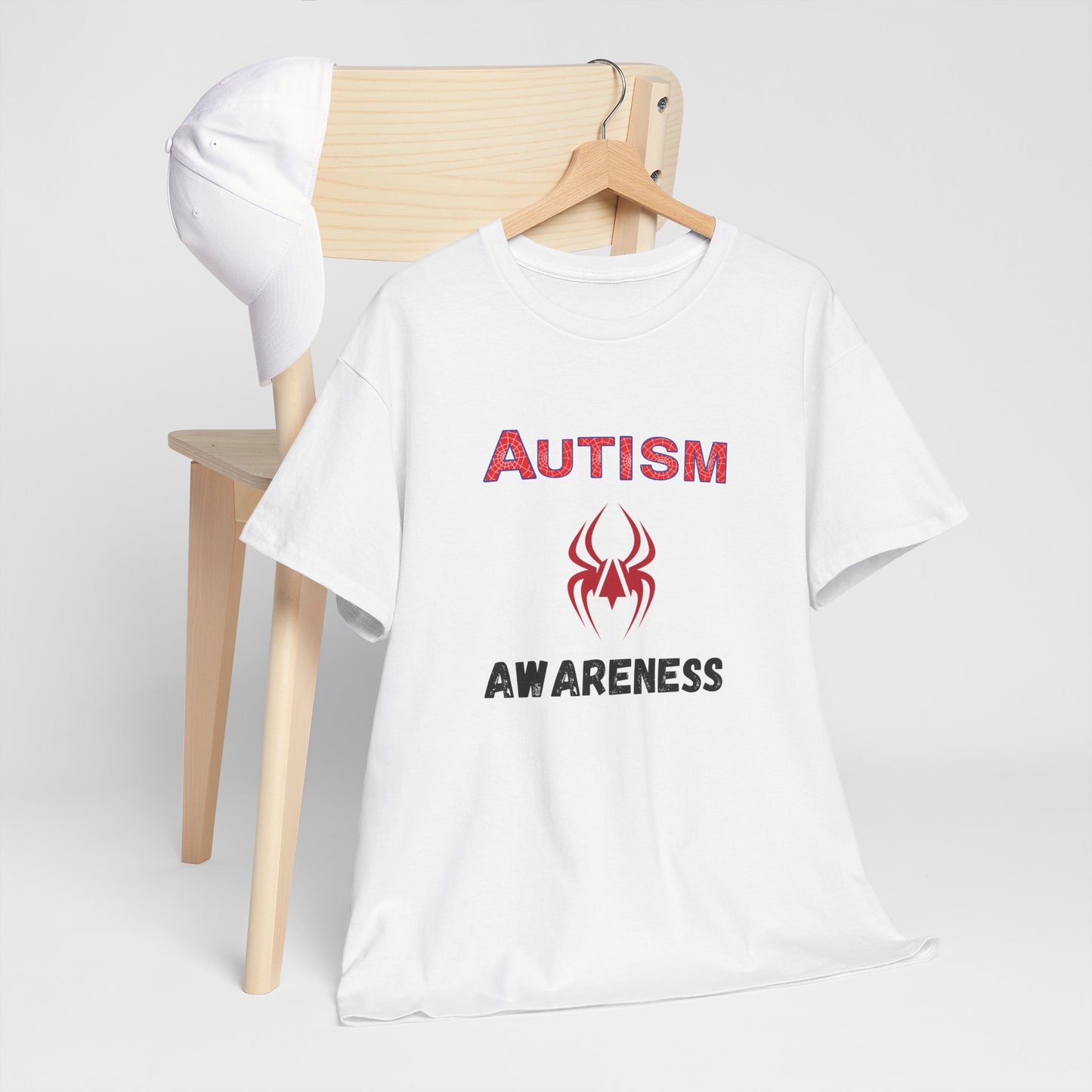 Autism Awareness Unisex Heavy Cotton Tee, Support Tee, Gift for Autism Awareness Month, Comfortable Cotton Shirt, Awareness Apparel