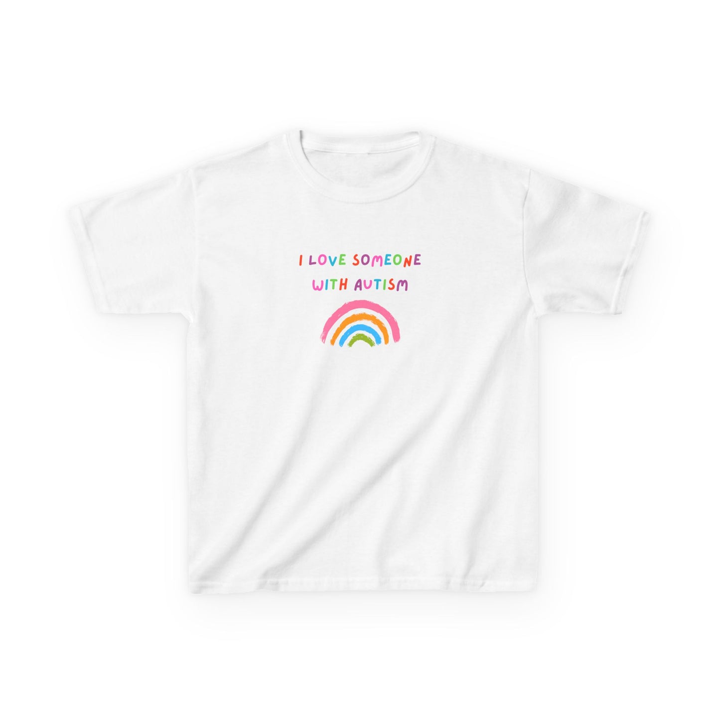 Autism Awareness Kids Tee - I Love Someone with Autism