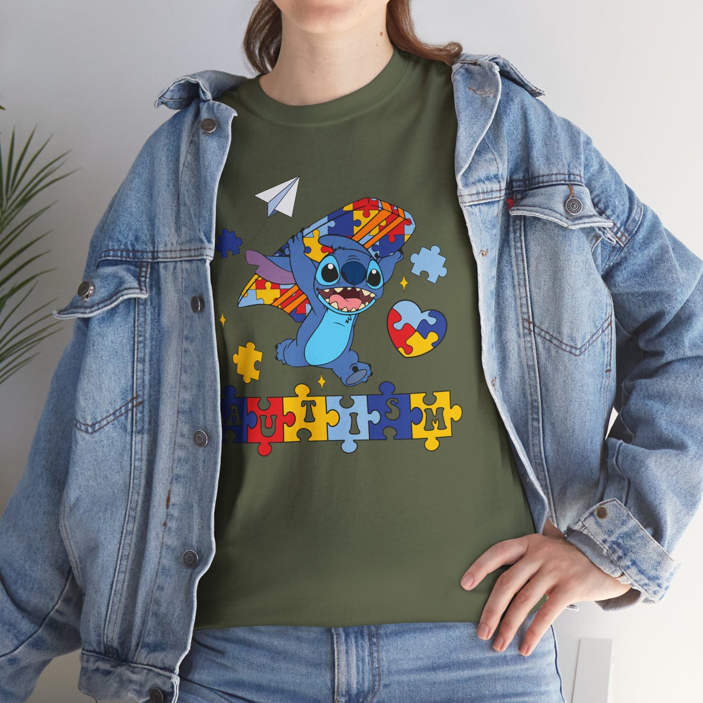 Autism Awareness Puzzle Heart Tee