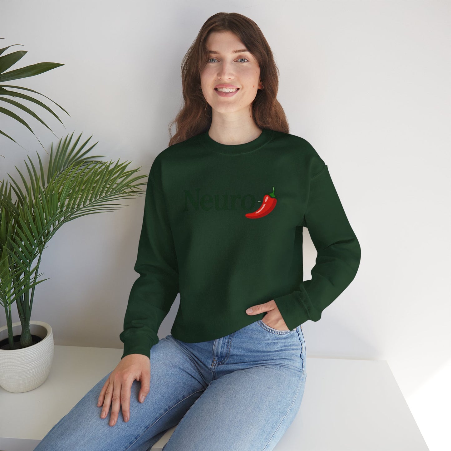 Neuro Spicy Neurodivergent Crewneck Sweatshirt — Minimalist