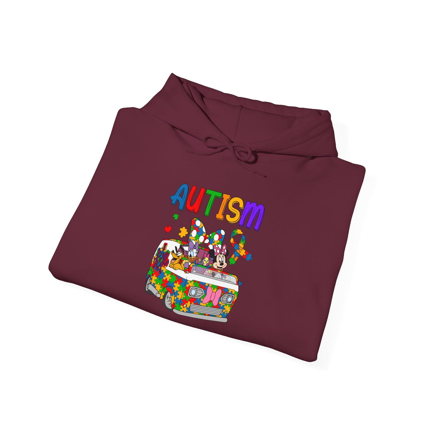 Autism Awareness Puzzle Heart Hoodie — Colorful Support Sweatshirt