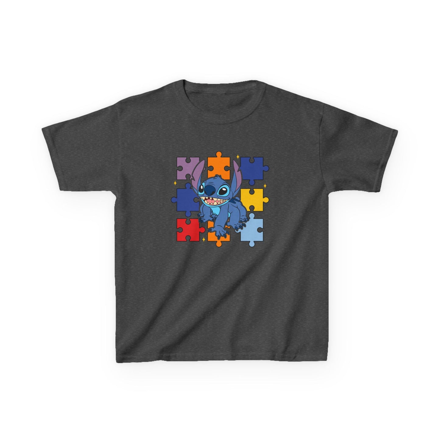 Autism Puzzle Stitch Kids Tee