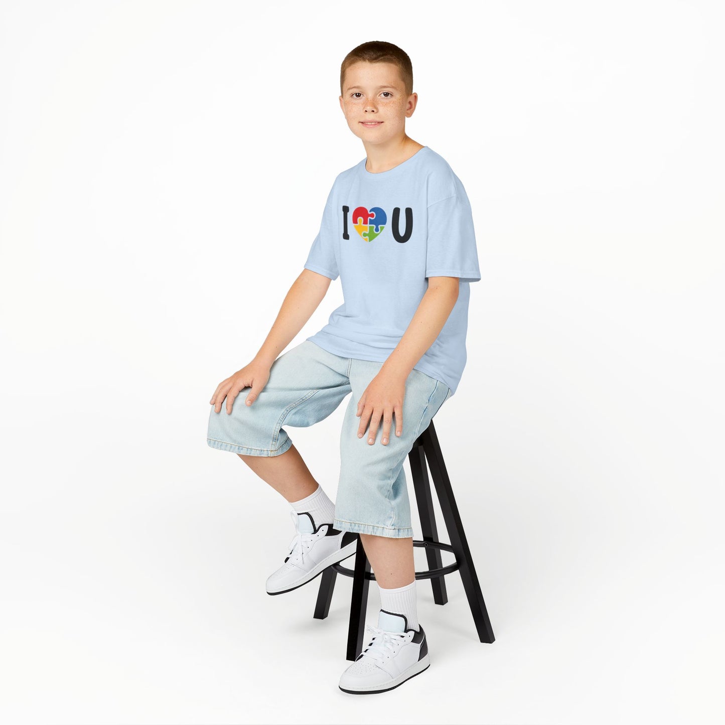 Colorful Puzzle Love Kids Tee