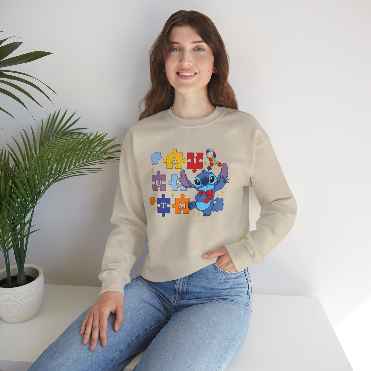 Autism Awareness Puzzle Heart Sweatshirt